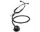MD ONE - Classic Stethoscope MD One Black 1-Tube 30 Inch Tube Double-Sided Chestpiece - MDF777BO