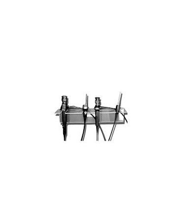 Swinson Medical LLC B-Series Scope Rack 4 X 4 X 17, Clear, Acrylic, Holds 2 scopes - SH-2B