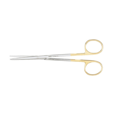 Miltex Carb-N-Sert - Dissecting Scissors Metzenbaum 5-1/2 Inch Length OR Grade German Stainless Steel / Tungsten Carbide NonSterile Finger Ring Handle Straight Blade Blunt Tip / Blunt Tip - 5-179A-TC