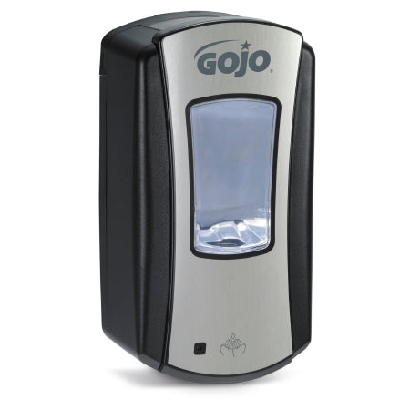 GOJO LTX-12 - Hand Hygiene Dispenser Brushed Chrome / Black Plastic Touch Free 1200 mL Wall Mount - 1919-04