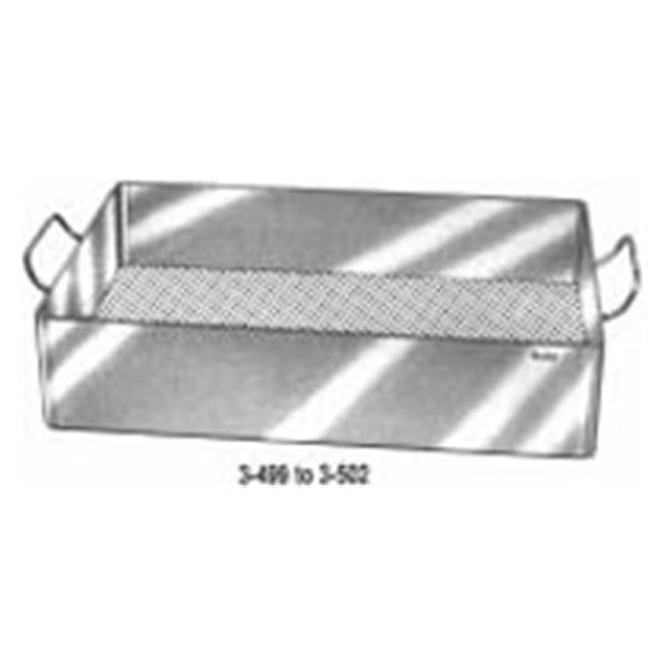 Miltex-Integra Tray Instrument Sterilization Stainless Steel 10X10-1/2X3-1/2" Ea - 3-500