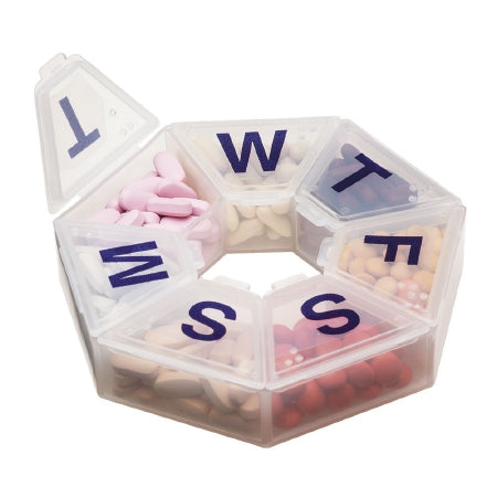 Apothecary Products - Pill Organizer Medium 7 Day 1 Dose - 67009