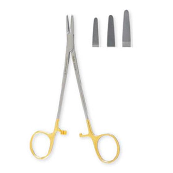 Miltex-Integra Holder Needle Mayo-Hegar 6" Serrated Jaw Tungsten Carbide Ea - 8-744TC