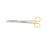 Miltex-Integra Scissors Dissecting Mayo 6-3/4" Beveled Curved Tungsten Carbide Each - 5-126TC