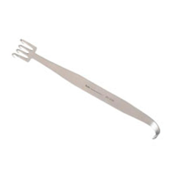 Miltex-Integra Retractor Rake Freeman 7-1/4X7/8" 4 Sharp Offset Prong Stainless Steel Ea - 21-128