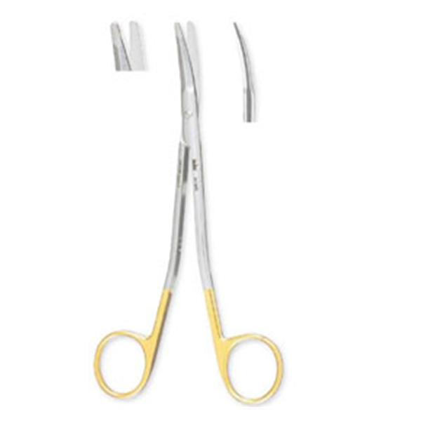 Miltex-Integra Scissors Kaye-Freeman 7" Carb-N-Sert Curved Tungsten Carbide Ea - 21-710TC