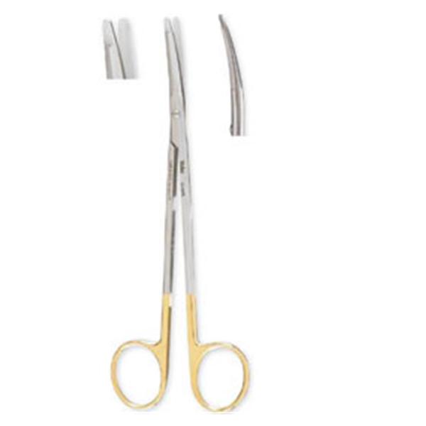 Miltex-Integra Scissors Dissecting/Plastic Surgery Kaye 7" Curved Tungsten Carbide Ea - 21-742TC