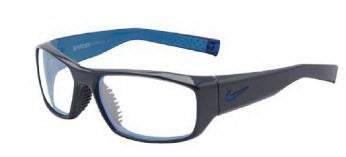 Bar-Ray Chase Nike Radiation Protection Glasses Clear Tint Royal Blue / Black Frame Over Ear One Size Fits Most - 67845