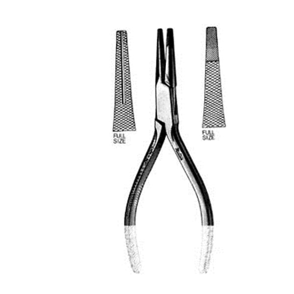 Integra York Vet/Miltex Puller Pin 5-1/2" Serrated/Grooved Jaw Tungsten Carbide Reusable Ea - 27-176TC