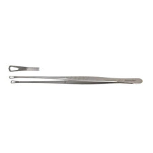 Miltex-Integra Forcep Tissue Singley 9" Fenestrated Jaw Serrated Straight Stainless Steel Ea - 6-214