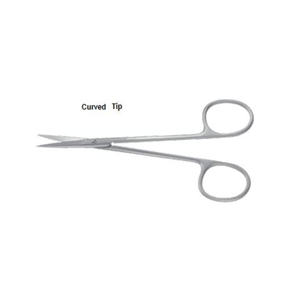 Miltex-Integra Scissors Surgical Padgett 4-1/2" Sharp/Sharp Curved Standard Stainless Steel Ea - PM-0406