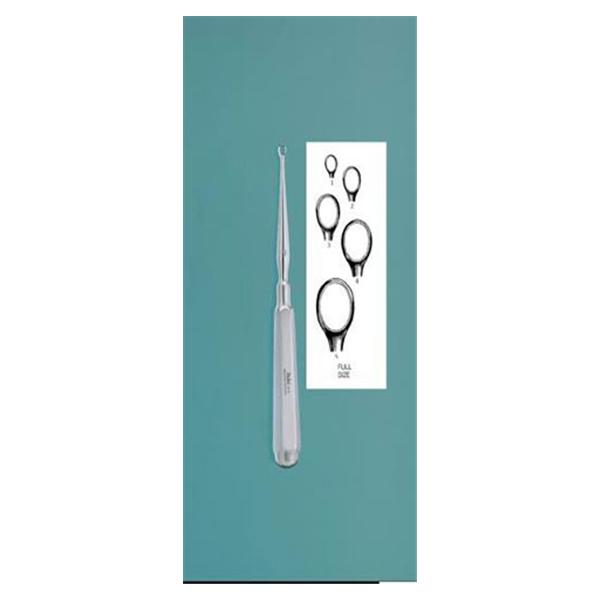 Miltex-Integra Curette Dermal Piffard 6-1/4" #1 3Mm Oval Tip Stainless Steel Ea - 33-6