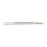 Miltex-Integra Forcep Cilia Ziegler 3-1/2" 2Mm Wide Jaw Smooth Straight Stainless Steel Ea - 18-1104