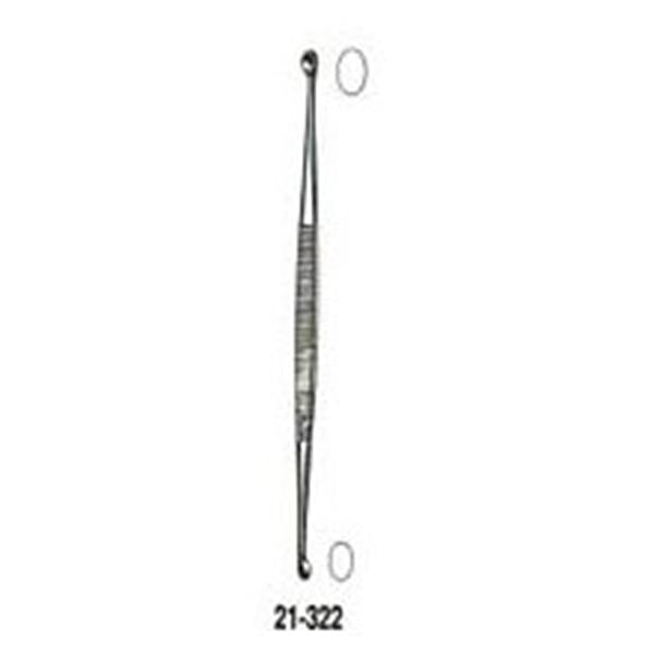 Miltex-Integra Curette Bone Williger 5-1/2" 3/4Mm Oval Cup Tip Stainless Steel Ea - 21-322
