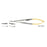 Miltex-Integra Holder Needle Castroviejo Padgett 8-1/2" Serrated Jaw Straight Tc Ea - PM-2442