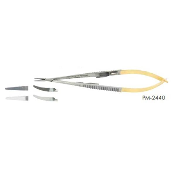 Miltex-Integra Holder Needle Castroviejo Padgett 8-1/2" Serrated Jaw Straight Tc Ea - PM-2442