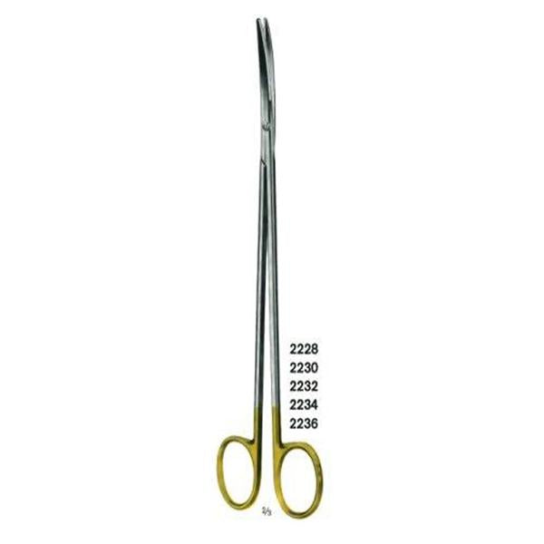 Miltex-Integra Scissors Metzenbaum Padgett 7" Curved Tungsten Carbide Ea - PM-2750