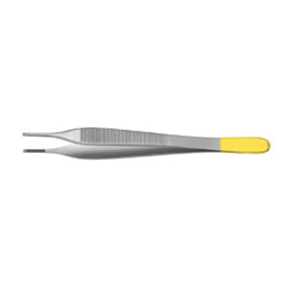 Miltex-Integra Forcep Tissue Adson-Brown Padgett 4-3/4" Tp Cross Serrated Strt 4X4 Sd Tth Tc Ea - PM-3503