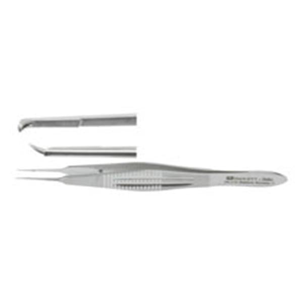 Miltex-Integra Forcep Suture Castroviejo Padgett 4-1/4" 0.3Mm Jaw/Tying Platform 1X2Tth Ss Ea - PM-3726