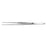 Miltex-Integra Forcep Tissue Cobaugh Iris Padgett 4" Straight 1X2 Teeth Stainless Steel Ea - PM-4212