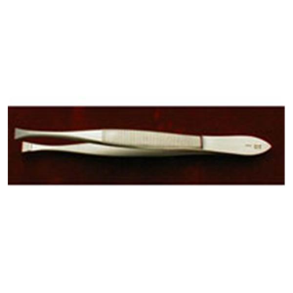 Miltex-Integra Forcep Cilia Littauer 3-1/2" 4Mm Wide Jaw Horizontal Serrated Straight Ss Ea - 18-1100