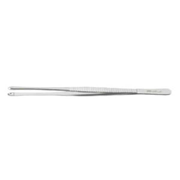 Miltex-Integra Forcep Tissue Russian 8" Straight 8X8 Side Grasping Teeth Stainless Steel Ea - 6-144