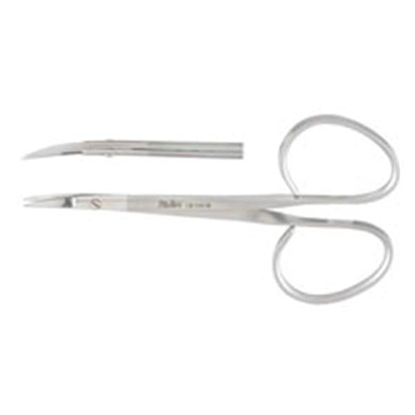 Miltex-Integra Scissors Mini Iris 3-3/4" Ribbon Curved 14Mm Stainless Steel Ea - 18-1418