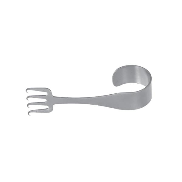 Miltex-Integra Retractor Rake Freeman Padgett 3-1/2"X20Mm 4 Sharp Inline Prong Ss Ea - PM-518