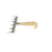 Miltex-Integra Retractor Yancoskie Padgett 7-1/2" 6 Sharp Offset Prong Stainless Steel Ea - PM-566