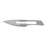 Miltex-Integra Blade Surgical #23 Carbon Steel Sterile Disposable 100/Bx - 4-123