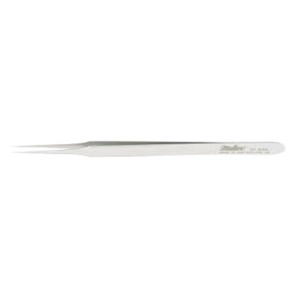 Miltex-Integra Forcep Jewelers Swiss 4-3/8" Fine Tip Serrated Straight Flat #4 Ss/Nmgntc Ea - 17-304