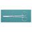 Miltex-Integra Scissors Stitch Littauer 4-1/2" Sharp/Blunt Straight Stainless Steel Ea - 9-102