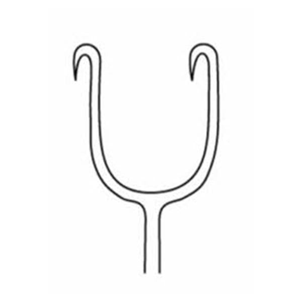 Miltex-Integra Hook Skin Joseph Meister-Hand 6-1/4" 10Mm Sharp Double Prongs Stainless Steel Ea - MH21-160