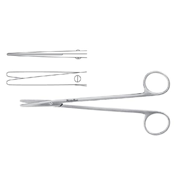 Miltex-Integra Scissors Metzenbaum Meister-Hand 7" Blunt/Blunt Straight Stainless Steel Ea - MH5-181