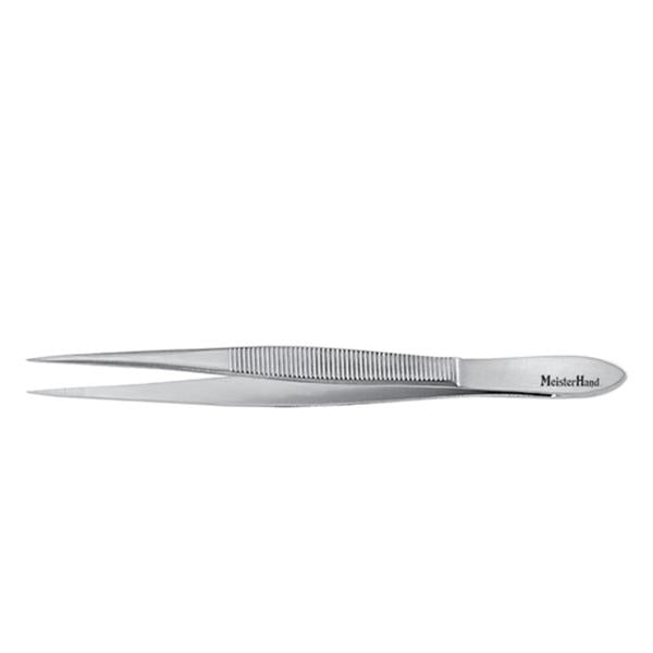 Miltex-Integra Forcep Plain Splinter Meister-Hand 3-1/2" Serrated Straight Stainless Steel Ea - MH6-300