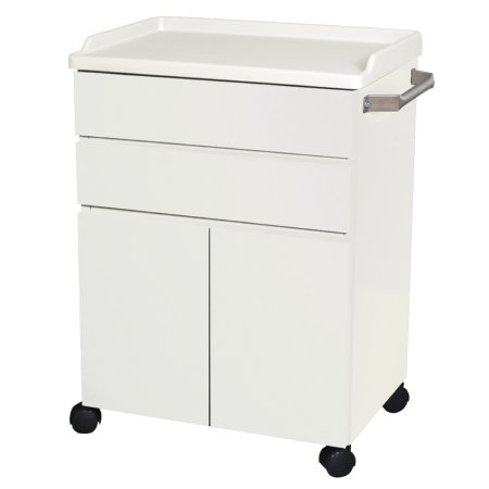 UMF Medical - Treatment Cabinet Mobile 20 Gauge Steel 2 Drawers - 6214