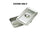 Miltex-Integra Cover Instrument Tray Stainless Steel 10" Ea - 3-949