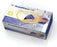 SensiCare Silk - Exam Glove X-Small NonSterile Nitrile Standard Cuff Length Textured Fingertips Blue Chemo Tested - Medline - MDS7583