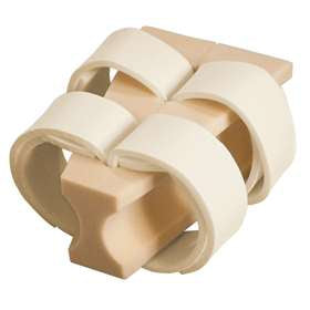 Alimed AliMed Hip Abduction Cushion 13 W X 13 D X 6 H Inch Foam Hook and Loop Fastening - 82845