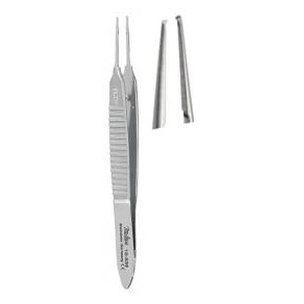Miltex-Integra Forcep Suture Bonn 2-3/4" .12Mm Tp/Ty Pltfrm Straight 1X2Tth Micro Ss Each - 18-835