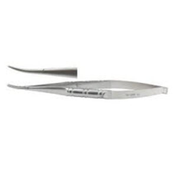 Miltex-Integra Holder Needle Barraquer 5-1/2" Curved Stainless Steel Ea - 18-1857