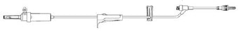 Zyno Medical Z-800 Administration Set 20 Drops / mL Drip Rate 105 Inch Tubing 1 Port - A2-80071-D