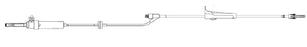 Zyno Medical Z-800 Administration Set 20 Drops / mL Drip Rate 105 Inch Tubing 1 Port - A2-80071-D