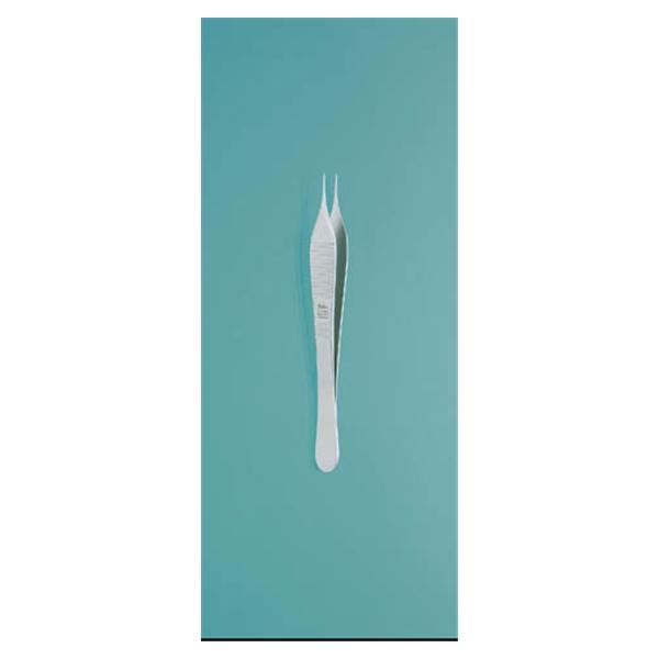 Miltex-Integra Forcep Tissue Adson 4-3/4" 0.5Mm Wide Jaw Straight 1X2 Teeth Micro Ss Ea - 17-2500