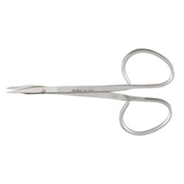Miltex-Integra Scissors Suture 4" Sharp Slight Curve Stainless Steel Ea - 18-1653