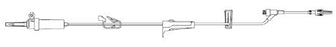 Zyno Medical Z-800 Administration Set 20 Drops / mL Drip Rate 105 Inch Tubing 1 Port - A2-80071-D