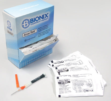 Accu-Tatt - Hypodermic Needle Tattoo Kit Hinged Safety Needle 22 Gauge 1 Inch Length Regular Wall - UTRT-3105