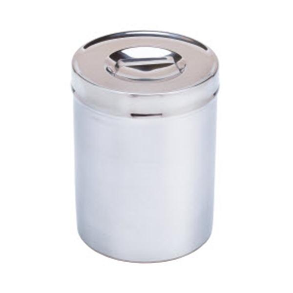 Miltex-Integra Jar Dressing 2Qt Silver Stainless Steel With Cover Ea - 3-954