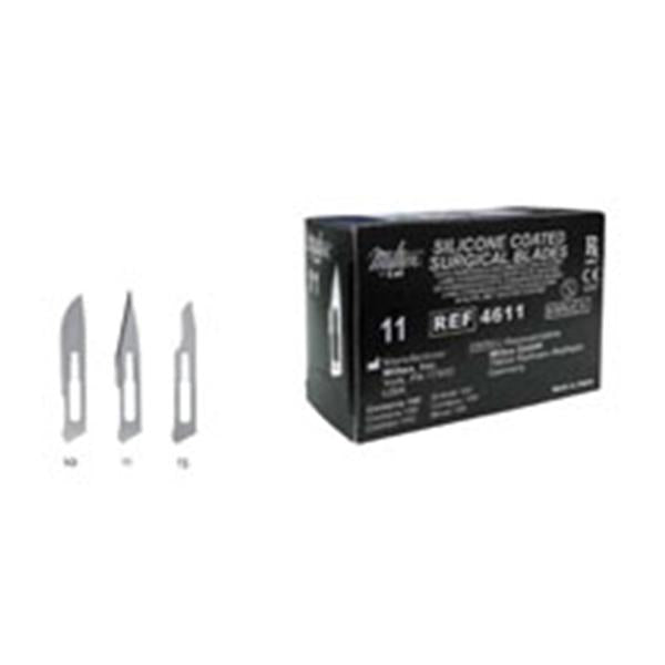 Miltex-Integra Blade Surgical #10 Silicone Coated Sterile Disposable 100/Bx - 4610