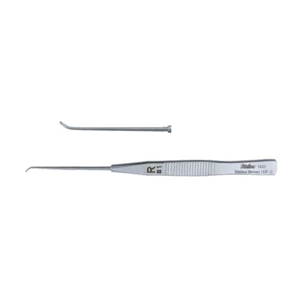 Miltex-Integra Hook Phlebectomy Phlebectomy Mueller 5-1/4" Left/#4 Blnt Flt Hndl 1Prng Ss Ea - 10334